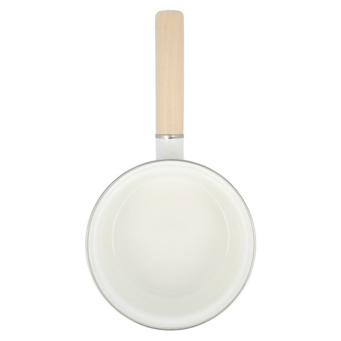 ENAMEL SAUCEPAN 14cm WH