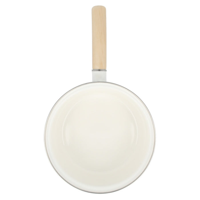 ENAMEL SAUCEPAN 18cm WH