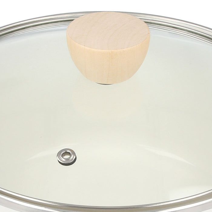 ENAMEL CASSEROLE 20cm WH