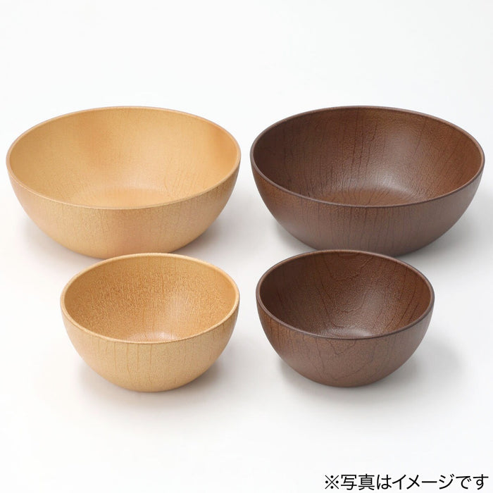 WATER-REPELLENT 18CM BOWL WOOD LIKE NA