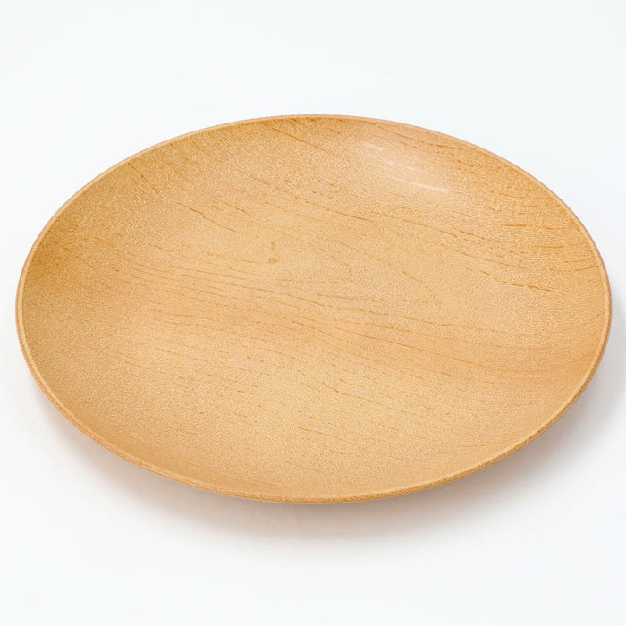 WATER-REPELLENT 24CM PLATE WOOD LIKE NA