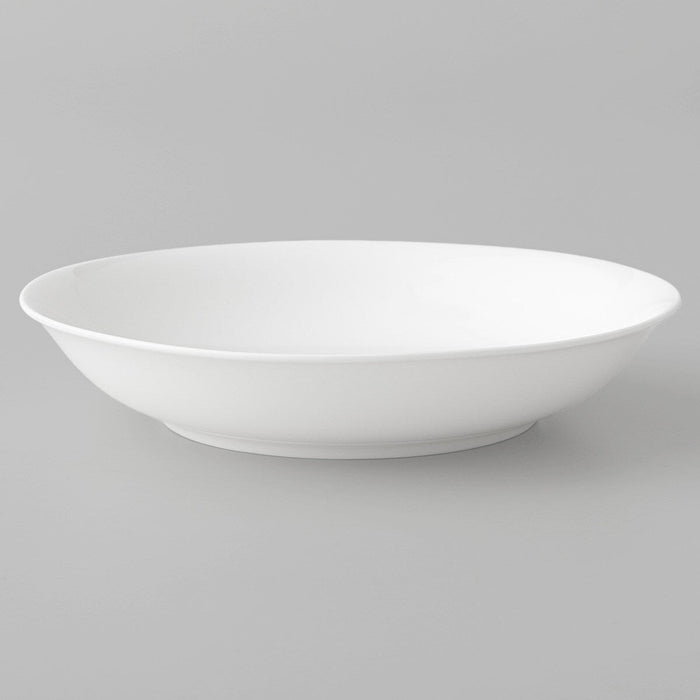 BONE CHINA 24CM DEEP PLATE BC011