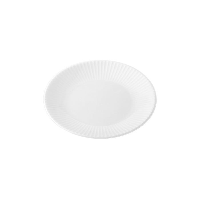 BONE CHINA 12CM STRIPED PLATE BC012