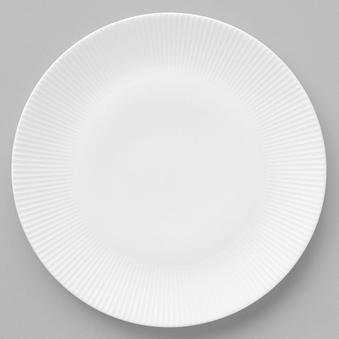 BONE CHINA 24CM STRIPED PLATE BC012