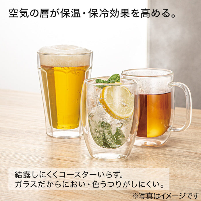 DOUBLE-WALL GLASS MUG410 WS01