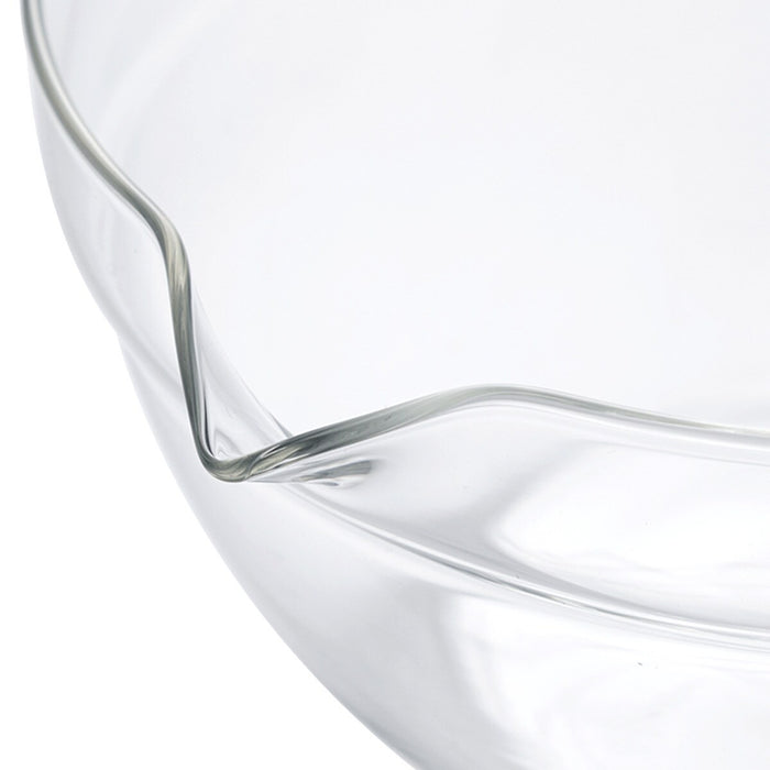 HEAT RESISTANT GLASS SINGLE SPOUT BOWL 100ML