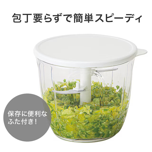 VEGE CHOPPER WITH WHISK/LID M KK01