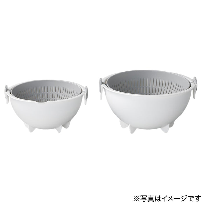 ROTATING COLANDER BOWL SET SMALL GY