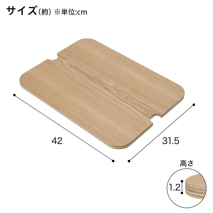 NON-SLIP WOOD TRAY FOR STEEL WAGON TOROLLEY