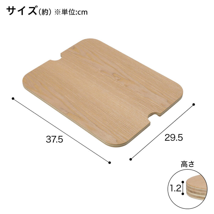 NON-SLIP WOOD TRAY FOR STEEL WAGON TOROLLEY COMPACT