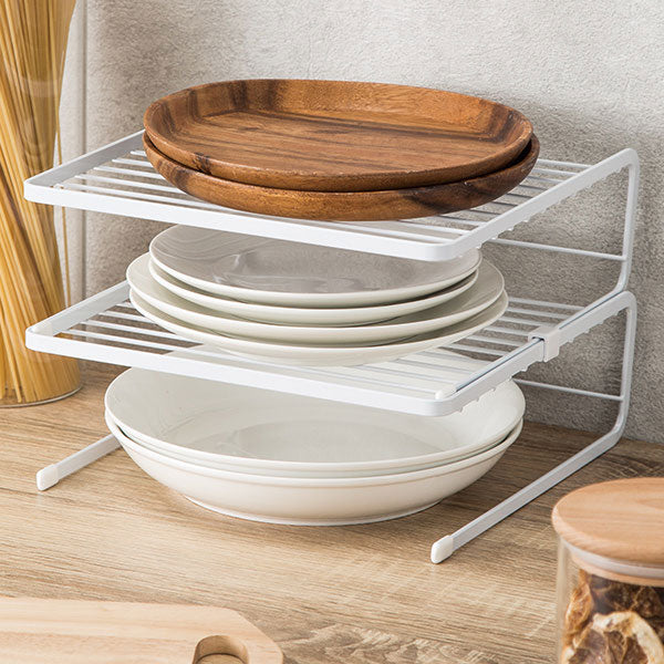 2Tier Plate Rack Flat