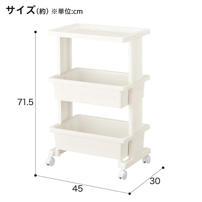 TABLE WAGON 3SHERVES WH JW21